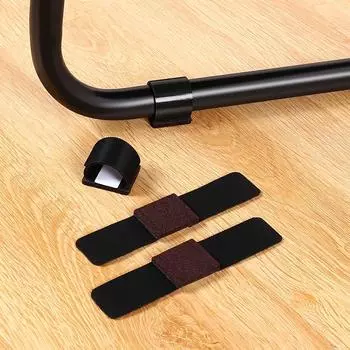 Фетровые накладки на ножки офисных стульев Чехлы Нескользящие застежки-липучки Накладки на ножки стульев Защитные накладки для деревянных полов
