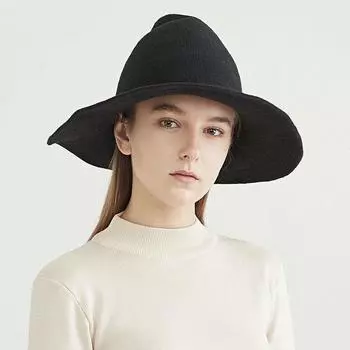 Фетровые шляпы ведьмы для Хэллоуина, модные женские маскарадные шляпы для косплея, волшебная шляпа волшебника для праздничной одежды, реквизит 56-58cm