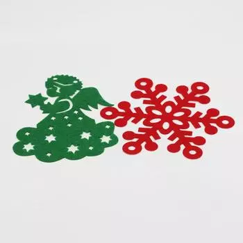 Фетровый баннер, вымпел, овсянка, флаг для рождественской вечеринки, домашний торговый центр, магазин, декор, красный и зеленый