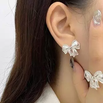 Fever The Same Light Роскошное высококачественное матовое ожерелье Love Butterfly, комбинация из кольца и сережек