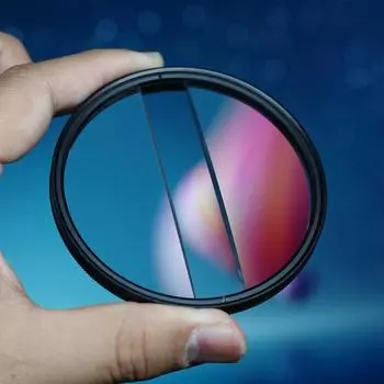FF018 Фильтр размытия переднего плана для зеркальных фотокамер - аксессуар для создания спецэффектов в виде полумесяца 58mm