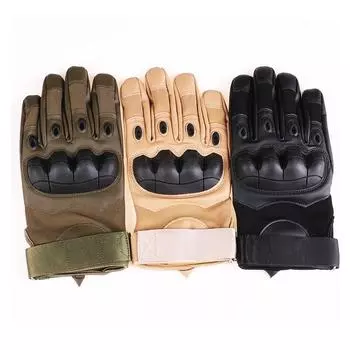 FG0907 Тактические перчатки из искусственной кожи, черные, зеленые, хаки S