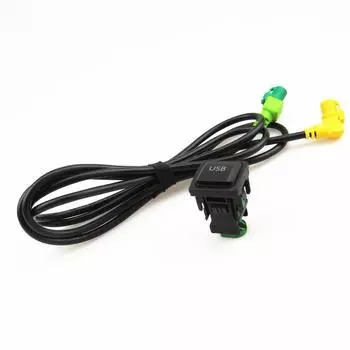 FHAWKEYEQ RCD510 интерфейс USB-переключателя + разъем жгута проводов для VW Golf MK6 Jetta MK5 Scirocco 5KD 035 726 A