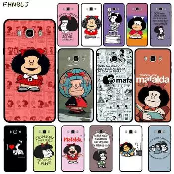 FHNBLJ Hot Mafalda Cover черный мягкий чехол для телефона Samsung J6 J7 J2 J5 prime J4 J7 J8 2016 2017 2018 DUO core neo J4 PLUS