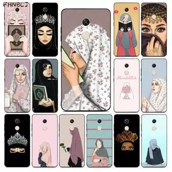 FHNBLJ мусульманский исламский арабский хиджаб лицо гриль глаза Коран чехол для телефона для RedMi note 4 5 6 7 5a 8 8pro xiaomi mi mix2s чехол Redmi 5A