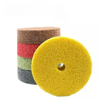 фибровое колесо, нейлоновое колесо, колесо из нетканого материала, полировальное колесо из нержавеющей стали, настольная шлифовальная машина, мини-шлифовальная машина blue nylon wheel
