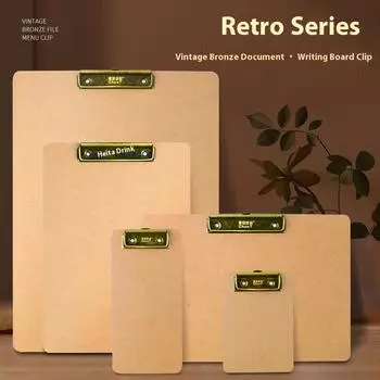 Фибровый картон A4 Доска для письма с зажимом 8K Студенческая бумага A3 Буфер обмена Офисные принадлежности Держатель бумаги Офис