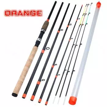 Фидерные удочки 3 м/9,8 футов спиннинговая удочка 30-120 г дорожная рыболовная снасть для ловли карпа инструмент удочка оранжевый
