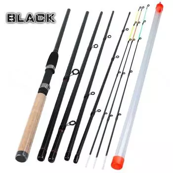 Фидерные удочки 3 м/9,8 футов спиннинговая удочка 30-120 г дорожная рыболовная снасть для ловли карпа инструмент удочка чёрный