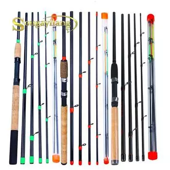 Фидерные удочки 3 м/9,8 футов спиннинговая удочка 30-120 г дорожная рыболовная снасть для ловли карпа инструмент удочка оранжевый