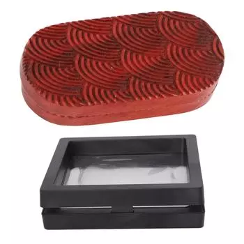 Fidget Slider Красный Сандал Снятие стресса Гравировка на кончике пальца Fidget Slider Игрушка для офиса