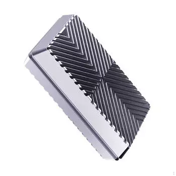 Fidget Slider Multiuse Mini EDC Poker Push Card для рабочей станции в офисе серебряный