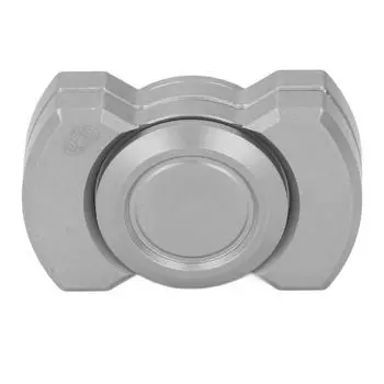 Fidget Slider Toy Portable Lightweight Ergonomic Multifunctional Rugged Relief Stress Slider for серебряный