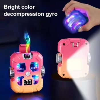 Fidget Spinner Igniter со светодиодной подсветкой и цифровым дисплеем, перезаряжаемый через USB D