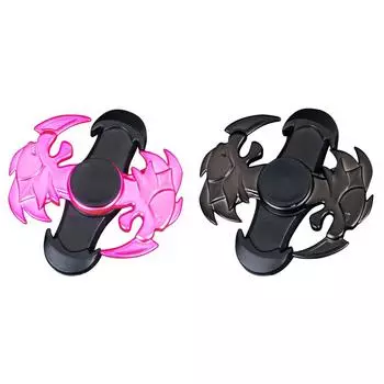 Fidget Spinner Kazoo Metal Rotatable Kazoo Flute Подарки для детей и взрослых (розовый)