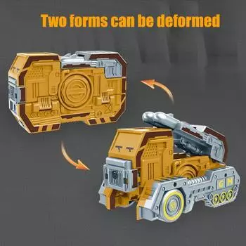 Fidget Spinner Трансформирующаяся игрушка-машинка, трансформируемый внедорожный танк, ракеты, транспортное средство для детей и взрослых, снятие стресса и беспокойства, вращающаяся игрушка A