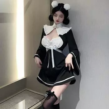 Field Romantic Underwear Classic Cheongsam Pure Desire Uniform Pajamas Sexy Free Suit Seduction Women average size