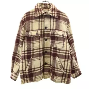 Field Stream 50s vintage Long sleeve wool Shirt jacket M Beige and others Men s Used