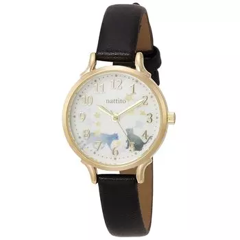 [Field work] watch field work analog syrup leather belt GY006-5 ladies black