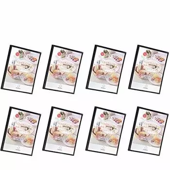 fieldlabo Меню Книга Прозрачная Сшитая Внакидку А4 12 страниц из 8 (Набор книг)