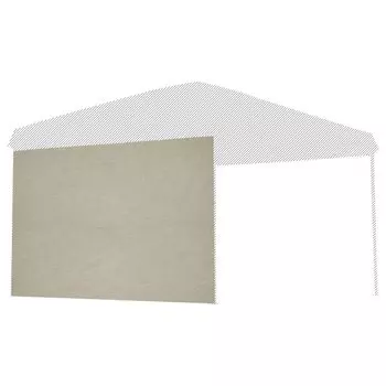 FIELDOOR брезентовая палатка со специальной боковой стенкой, экран, тип поликоттон, обычный, 3,0x3,0 м (Горизонтальная штора) [T/C Хаки] Сталь/Алюминий (Модель G03)