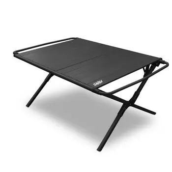 FieldSAHARA Кемпинговый стол Roll Table складной компактный легкий (угольно-черный)