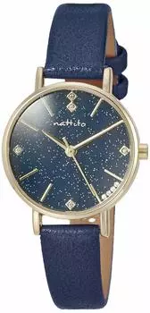 [Fieldwork] Аналоговые часы Remee Starry Sky с кожаным ремешком и синим циферблатом YM003-4 для женщин, темно-синие