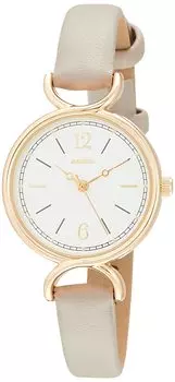 [Fieldwork] Часы Analog Ist Gold Leather Strap ASS161-3 женские серые