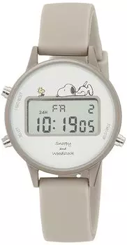 [Fieldwork] Часы Snoopy Digital силиконовый ремень PNT025-2 женские серые