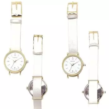 [Fieldwork] Fieldwork Watch Analog Tenfi Diameter 28.5mm Reversible Leather Strap White Silver ST224-1 Women s