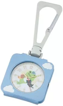 [Fieldwork] Карманные часы Analog Pickled Frog Bag Charm 3WAY Watch White Dial Blue PTF004-2 Женские