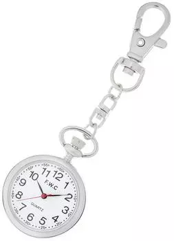 [Fieldwork] Pocket Watch Fieldwork Analog Bag Charm Clock White Dial DT111-1 Women s