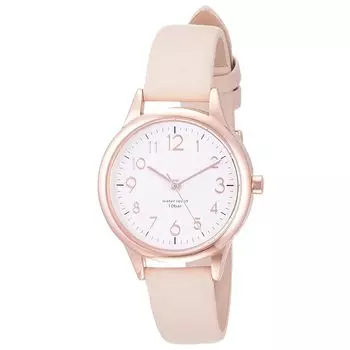 [Fieldwork] Водонепроницаемый аналоговый кожаный ремешок Juvia ST257Z-2 для женщин бежевый