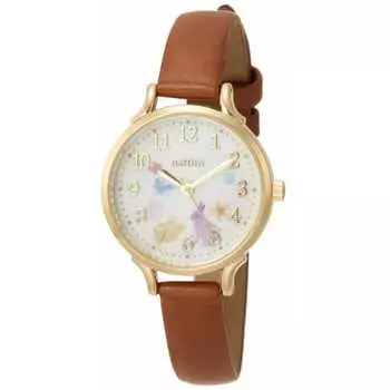 Fieldwork Watch Fieldwork Analog Syrup Leather Belt GY006-3 Women s Brown