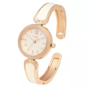 [Fieldwork] Women s Analog Bangle Watch White Carol ASS176-1 White