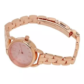 [Fieldwork] Women s Watch Analog 5 ATM Waterproof Metal Band Pink Gold Pink WP Aqua ASS173P-4