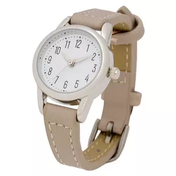 [Fieldwork] Women s Watch Analog Leather Strap Gray Baileys PP003-2