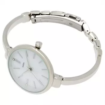 [Fieldwork] Women s Watch Analog Metal Band Shell Dial Silver Hosometa JN024-1