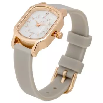 [Fieldwork] Women s Watch Analog Silicone Band Gray YM100-2