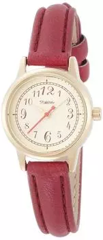 [Fieldwork] Wristwatch Fashion Watch nattito Matchan Leather Belt FSC113-3 Red