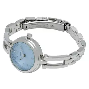 [Fieldwork] Женские часы Analog 5 ATM Водонепроницаемые Металлический ремешок Серебристо-синий WP Miju ST288-2