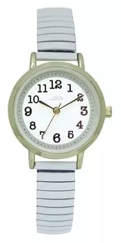 [Fieldwork] Женские часы с аналоговым ремешком из нержавеющей стали без никеля, серые, NF Alright YM074P-2