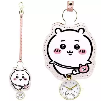 [Fieldwork] Женские карманные часы Chikawa Analog Die Cut Keychain Watch Pink CKW003-1