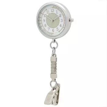 [Fieldwork] Женские карманные часы с клипсой памяти пульса, светящиеся бежевые MKK2304-4