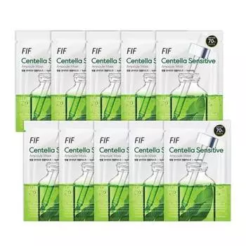 FIF Centella Sensitive Ampoule Mask Sheet 10 листов