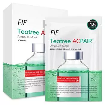 Маска-ампула FIF Tea Tree Arc Fair, 10 упаковок, 1 упаковка