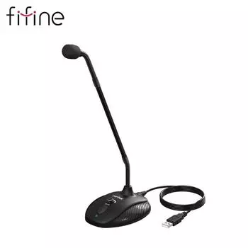 fifine Fandi FM730 микрофон на гибкой шее Компьютерный настольный ноутбук обучающая сессия Речевой конденсаторный микрофон