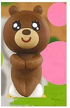 fig Irasutoya Bear Gacha Gacha Capsule Toy Chokkori-san [8. (Uruuru)] (single item)