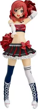 figFIX Love School Idol Festival Чирлидер Маки Нишикино расписала готовую фигурку в прямом эфире! увидеть. Немасштабируемый АБС и ПВХ