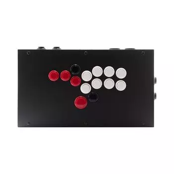 FightBox F8 R3L3 черный аркадный контроллер без рычага Sanwa Denshi Switch 16 кнопок Совместимость с ПК Гарантия